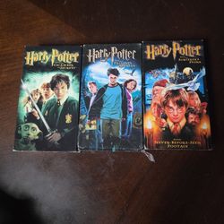 3 Harry Potter Cassettes 