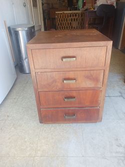 Vintage Small Wood Dresser