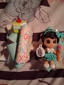 Princess Jasmine school bow
