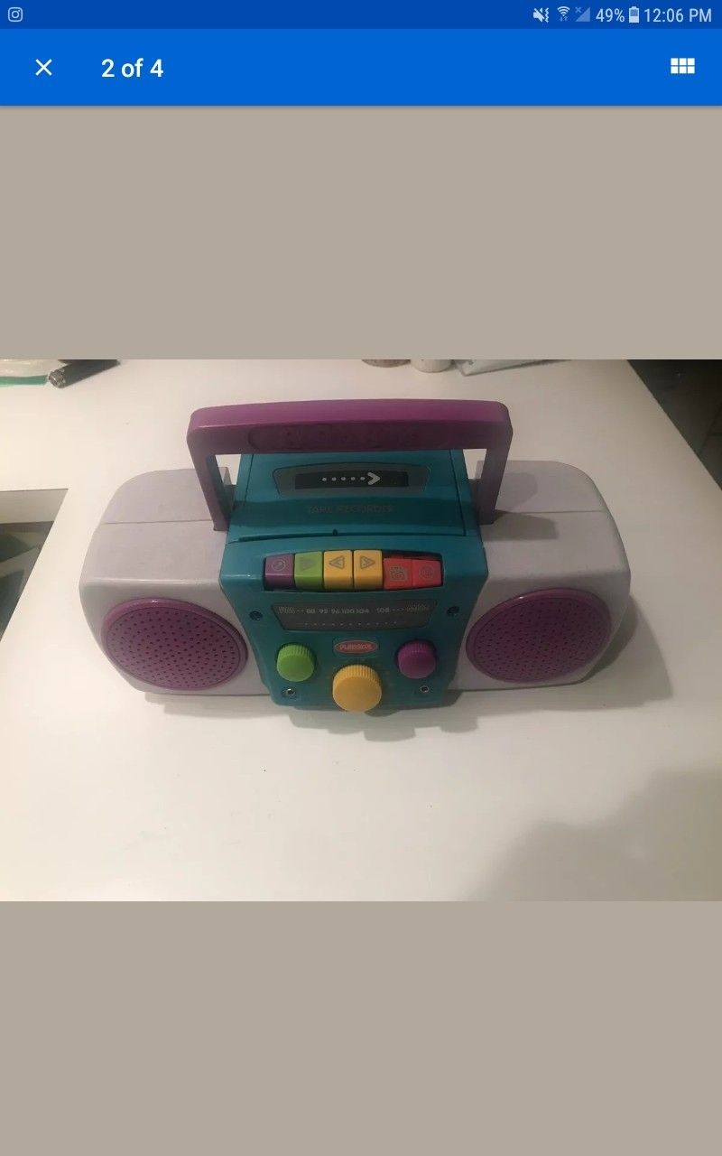Playskool childrens hotsell cassette player