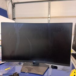32’ curved dell monitor (broken panel) 