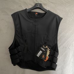 Icon Regulator Motorcycle Vest D3O Armor Leather 2XL 3XL NEW