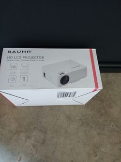 Movie projector screen with HD LCD Projector