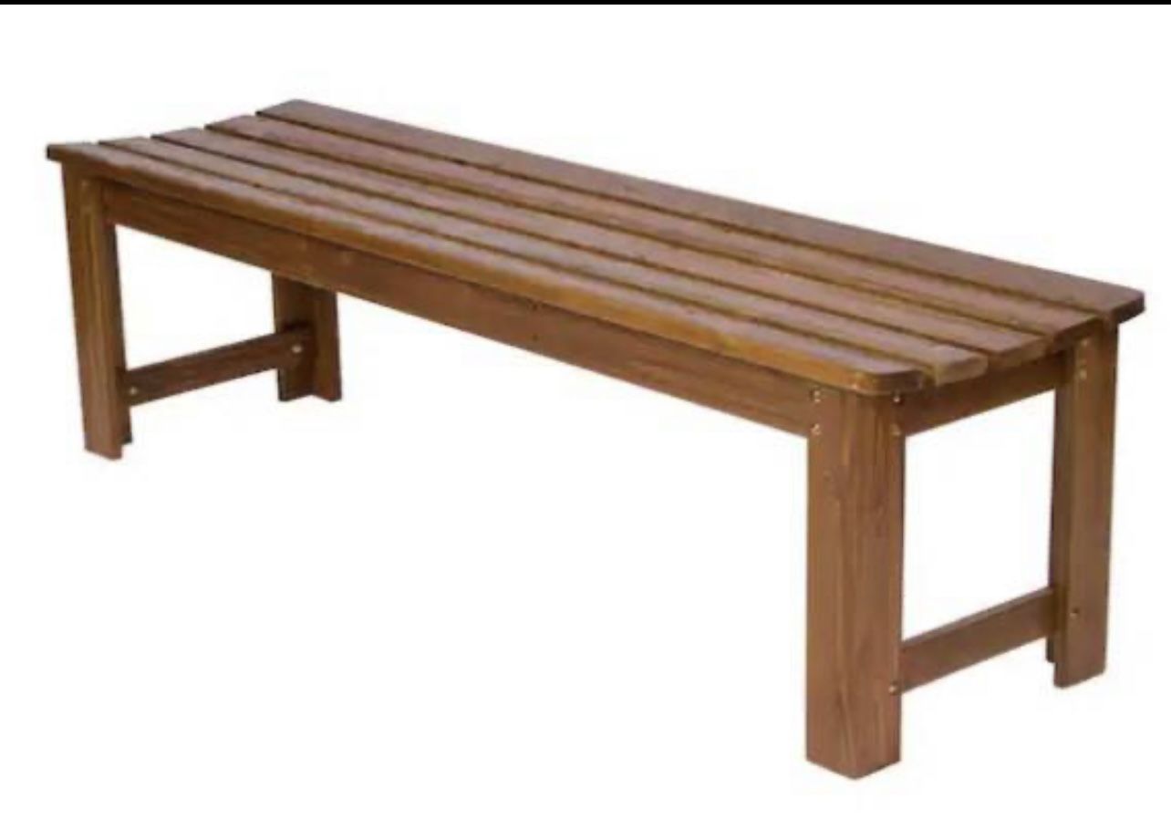 60 inch wood bench