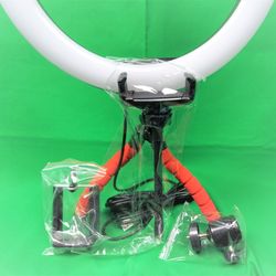 LED Ring Light Streaming Makeup 10 Inch 2 Sets