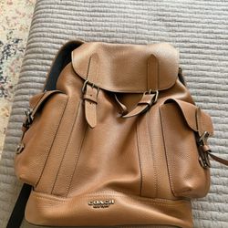 Coach Leather Backpack 