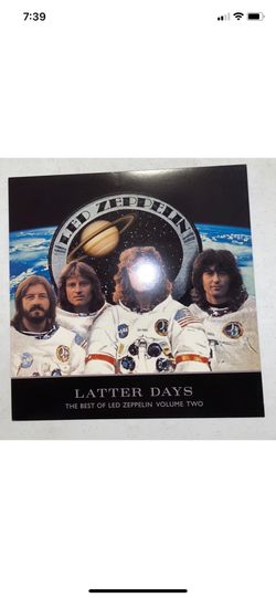 LED ZEPPELIN LATTER DAYS VOLUME 2  12"X12"  promo Poster 2-Sided