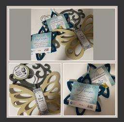 Velvet Scarf / Lingerie Hangers, Brand New