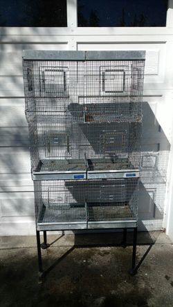 Quality Cage brand divided breeder cages