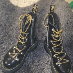 Black Platform Doc Martins