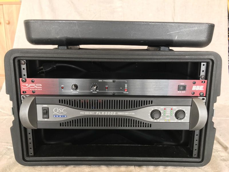 Pro Audio Amplifier and Sonic Maximizer with 6U case