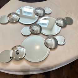 Decorative Bubble Mirrors 