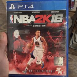 PS4 Sony PlayStation 4 NBA2K16 Video game like new complete tested working