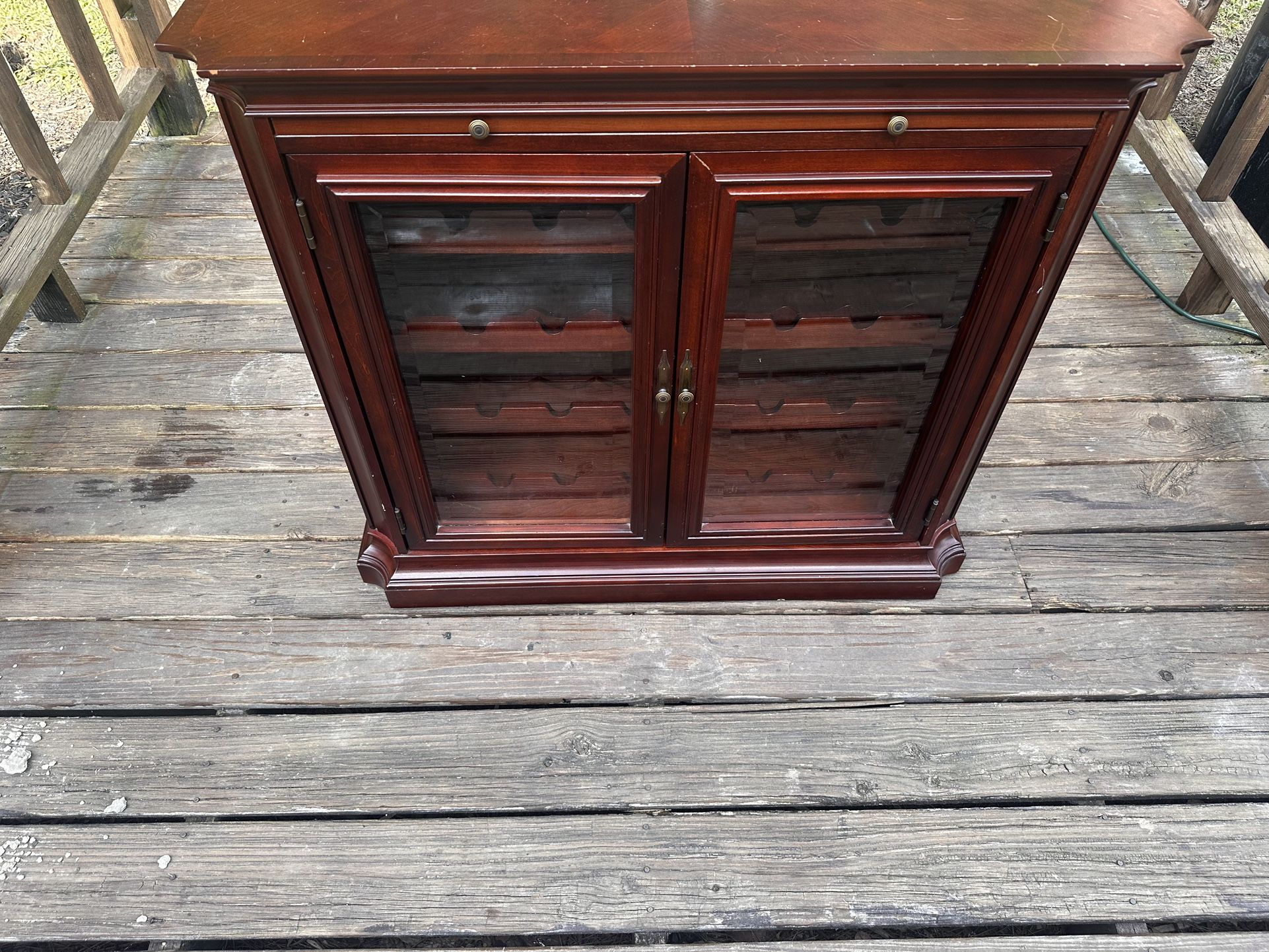 Wine Rack With Mixing Station