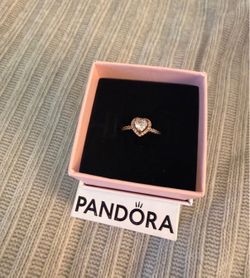 rose gold pandora ring