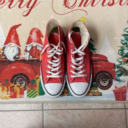 Red chucks cheap for sale