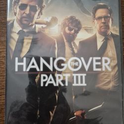 Hangover III DVD, Sealed New. For That Hamgover Fan.