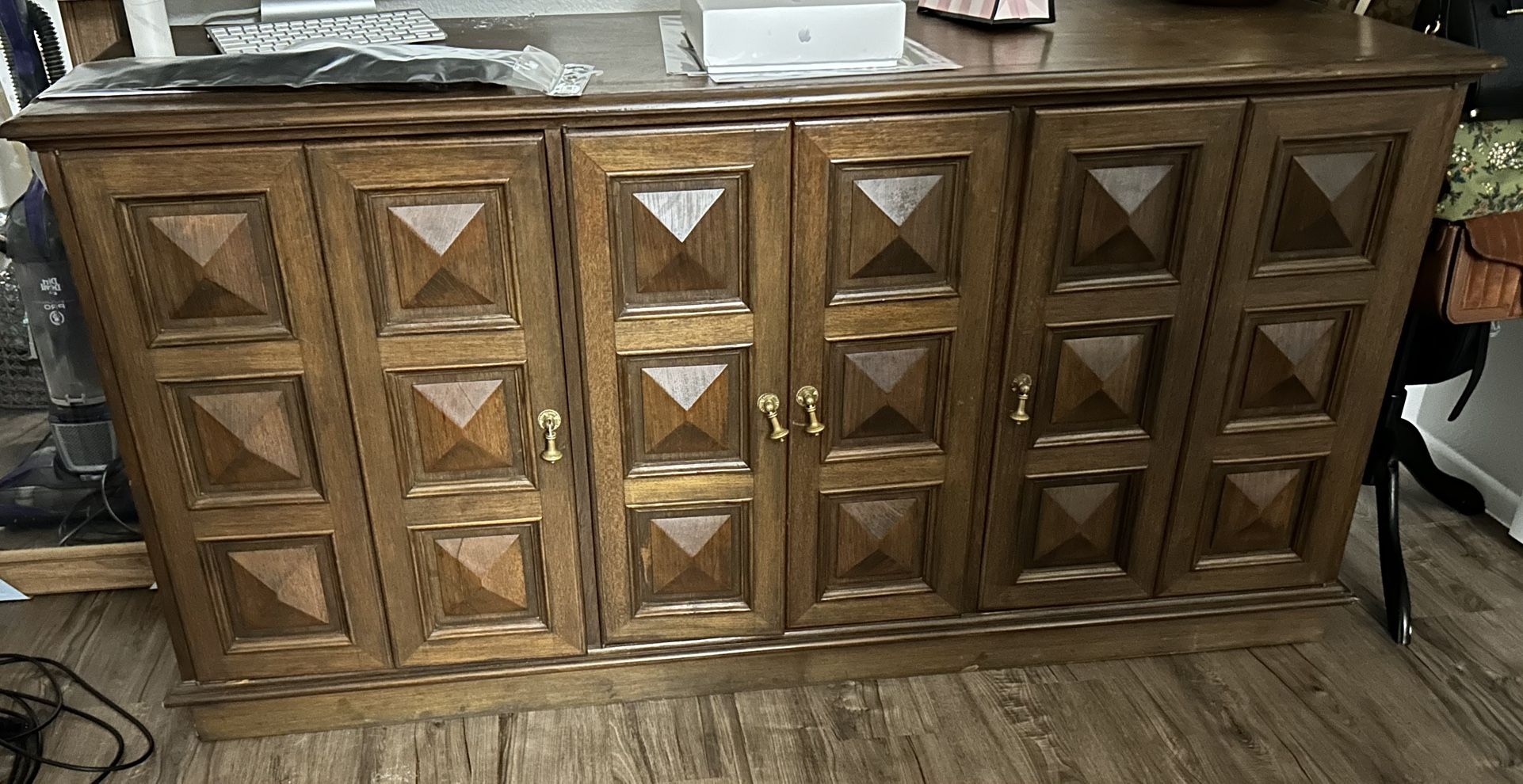 Classic mid-century console stereo 