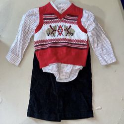 NWOT 3 Pc Christmas Outfit 