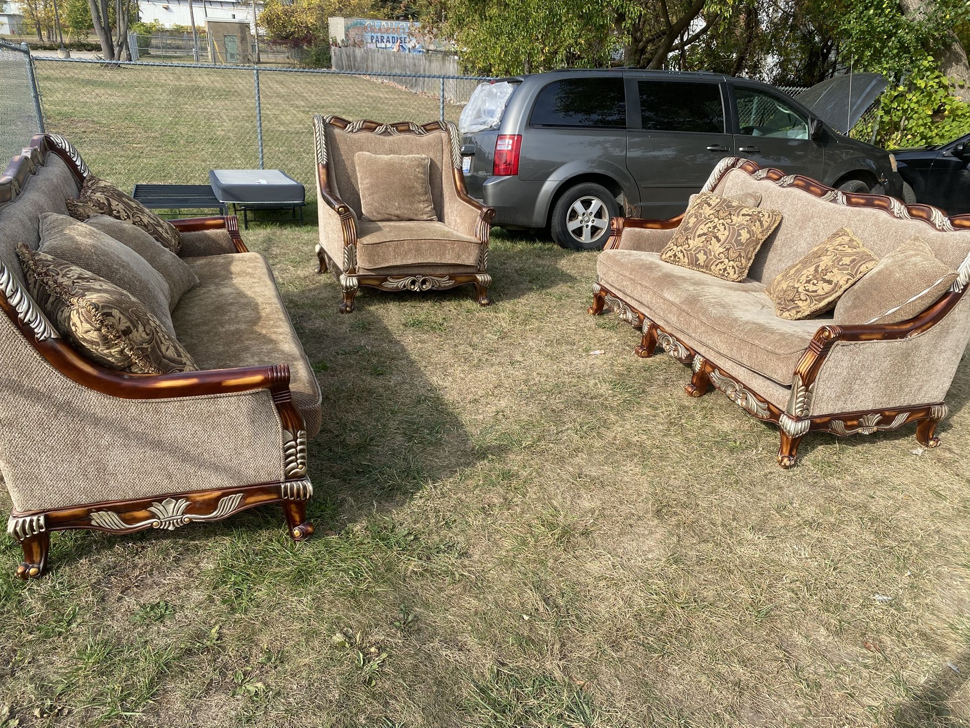2 Couches And A Chair