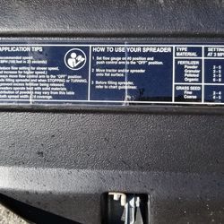 Agri-Fab broadcast spreader