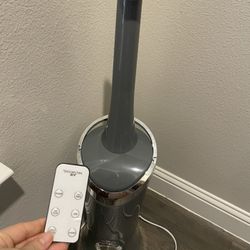 Air Innovations MH-701BA Ultrasonic Cool Mist Aromatherapy Humidifier, Platinum