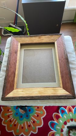 Barnwood custom-made picture frame MARKED DOWN