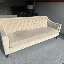 Ivory/Beige Sofa and Matching Chairs (Z. Gallerie Collection) 