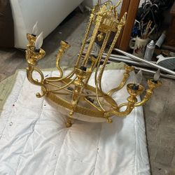 Alabaster chandelier