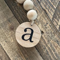 Bead Letter Decor 