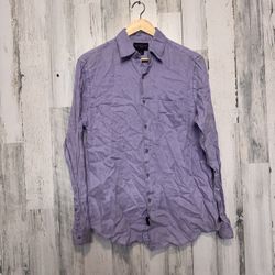 Black brown 1826 men’s purple dress shirt size medium