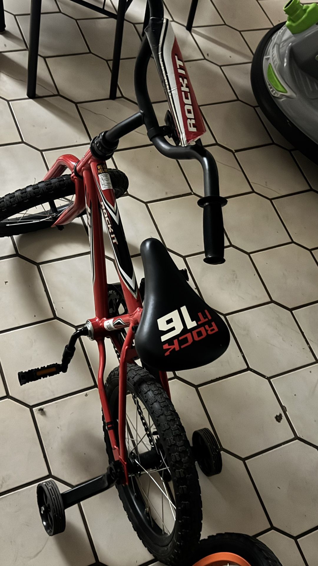 Huffy 16" Rock It Kids' Bike in red.