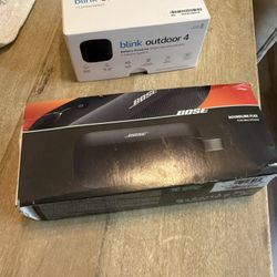 Bose Bluetooth And Blink 4 Wireless Camera Kit 