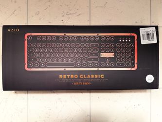 Azio Retro Classic Bluetooth 5.0 (Artisan) - Wireless keyboard
