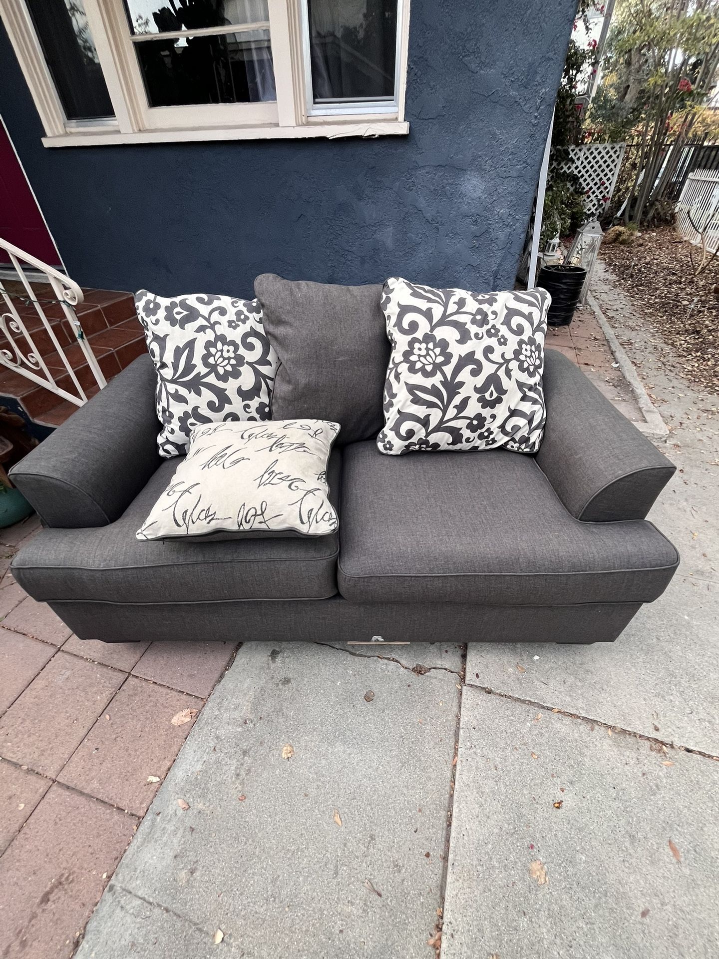 Sofa Gray Fabric Color