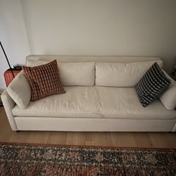 White Sofa , West Elm