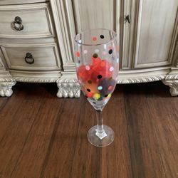 20” Tall Storage Glass Suitable For scrunchies or Hair Products 