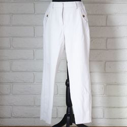 Express White High Rise Career Pants - Sz 4R
