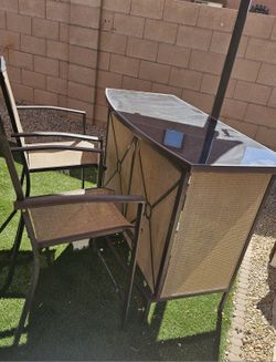 Patio Bar With Chairs $220.00