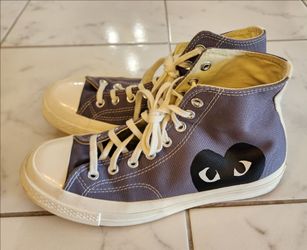 Comme des Garçons PLAY x Converse Chuck 70 High "Steel Gray" Size 8 Men's
