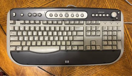 HP Wired Internet Multimedia Keyboard