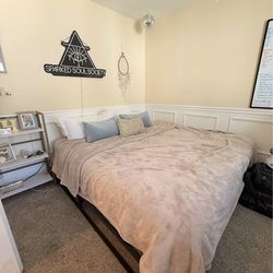 Beautyrest Black California King Mattress + Frame