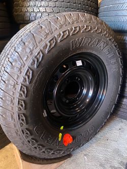 New 265 70 R 16 Tacoma off-road spare tire Goodyear wrangler A/T Terriotoy