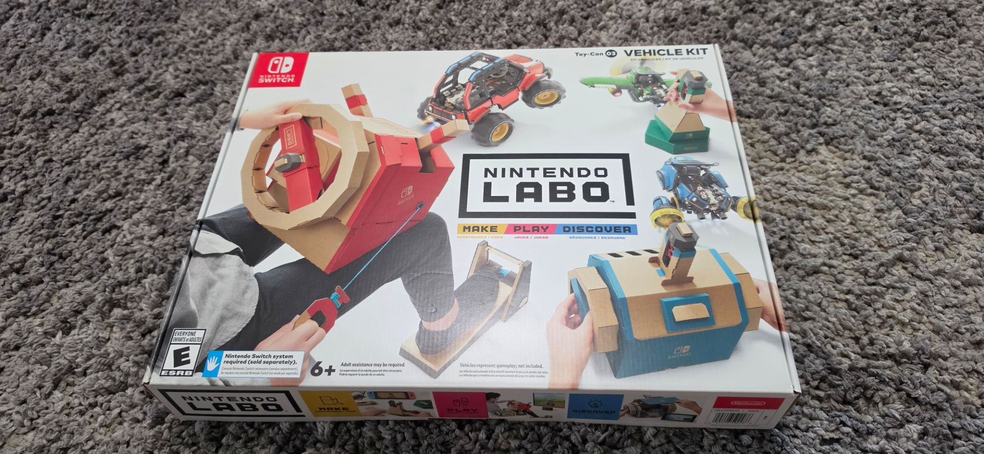 🎮 BRAND NEW SEALED: Nintendo Labo Toy-Con 03 Vehicle Kit