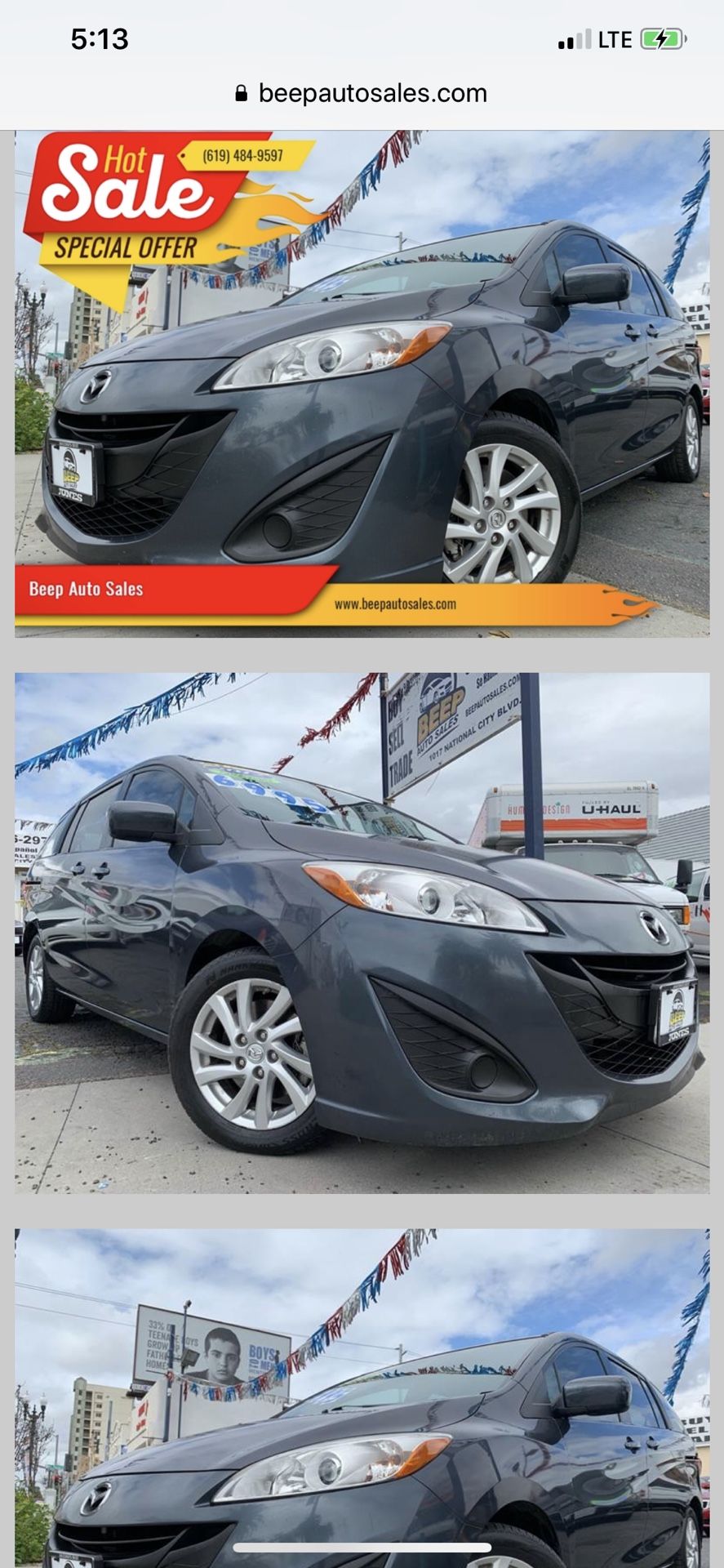 2012 Mazda 5 MiniVan 🚐 we Finance Aqui financeamos