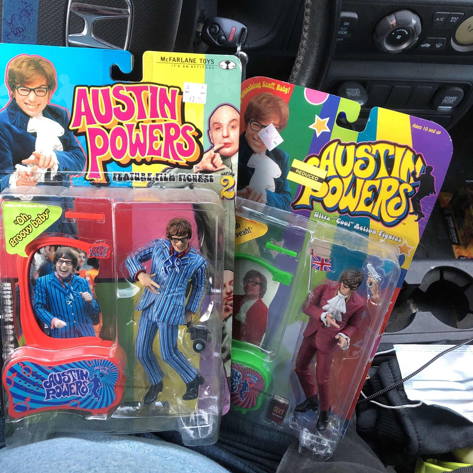 Austin powers action figures 2 Lot