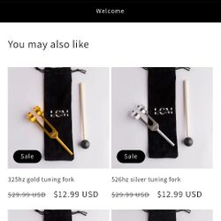 Tuning Fork Set