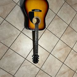Sunburst Acoustic Guitar