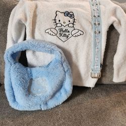 Hello Kitty Purse, Sweater And Belt
