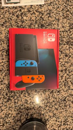 Switch with Neon Blue and Neon Red Joy‑Con - Nintendo Switch